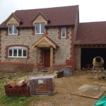 New built flint cottage, East Sussex
