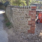 Flint wall repair